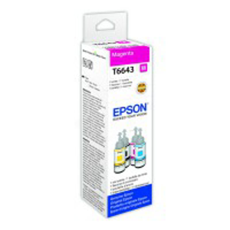 Slika - Epson T664 (C13T66434A) škrlatno, originalno črnilo