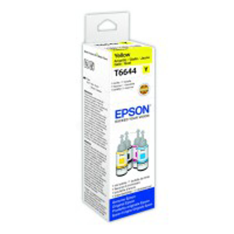 Slika - Epson T664 (C13T66444A) rumeno, originalno črnilo