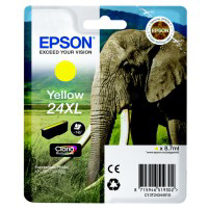 Epson 24 XL (C13T24344010) rumena, originalna kartuša