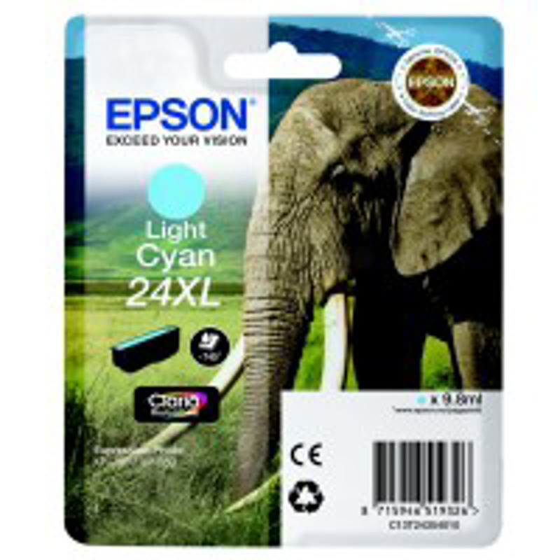 Slika - Epson 24 XL (C13T24354010) svetlo modra, originalna kartuša