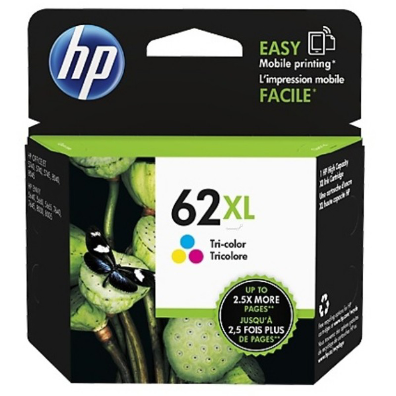 Slika - HP C2P07AE nr.62 XL barvna, originalna kartuša