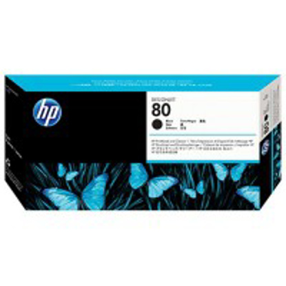 HP C4820A nr.80 črna + cleaner, originalna tiskalna glava