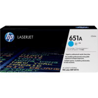 HP CE341A (651A) moder, originalen toner