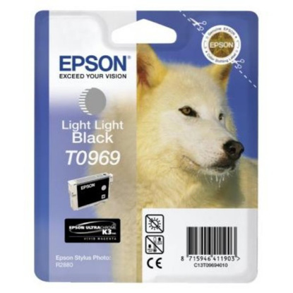 Epson T0969 svetlo svetlo črna, originalna kartuša