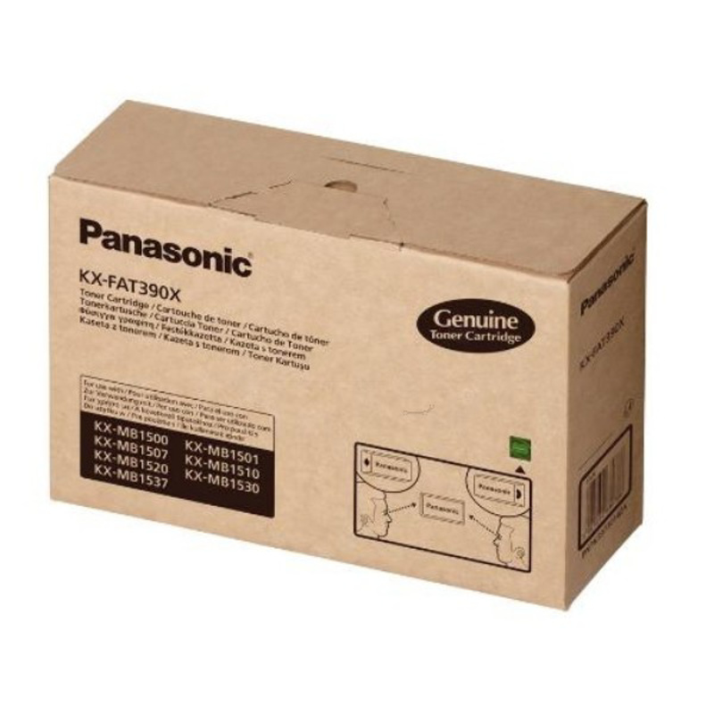 Slika - Panasonic KX-FAT390X črn, originalen toner