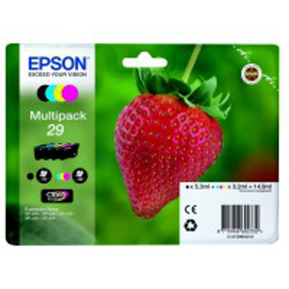Epson 29 T2986 BK/C/M/Y, originalen komplet kartuš