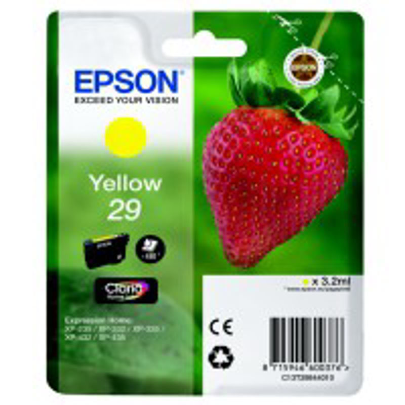Slika - Epson 29 T2984 rumena, originalna kartuša
