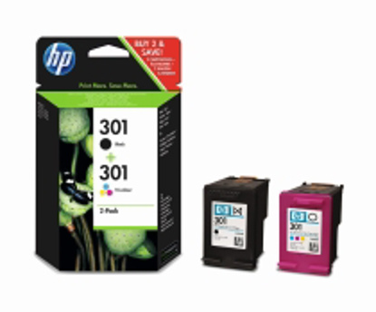 HP N9J72AE (nr.301BK+nr.301CMY) , komplet originalnih kartuš