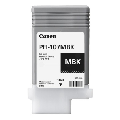 Canon PFI-107MBK (6704B001) mat črna, originalna kartuša