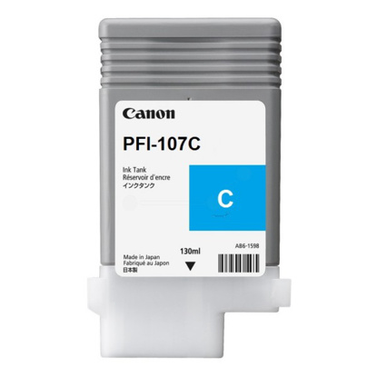 Canon PFI-107C (6706B001) modra, originalna kartuša