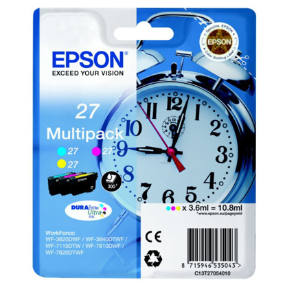 Epson T2705 C/M/Y, komplet originalnih kartuš