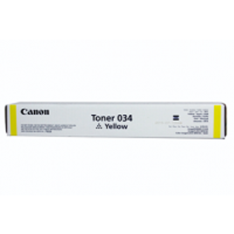 Slika - Canon 034Y (9451B001) rumen, originalen toner