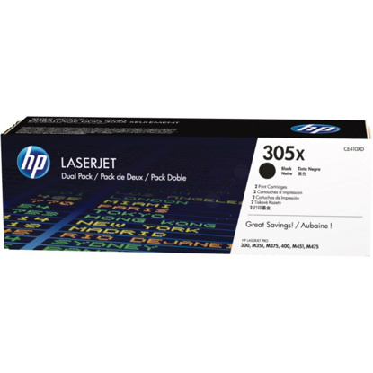 HP CE410XD (305X) črn, dvojno pakiranje, originalen toner