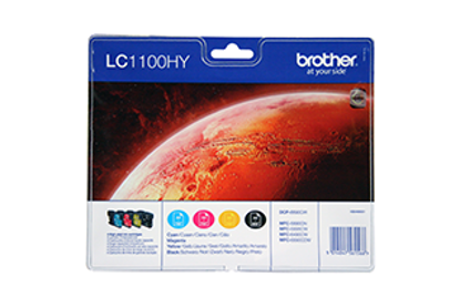 Brother LC1100HY BK/C/Y/M (LC1100HYVALBP), komplet originalnih kartuš