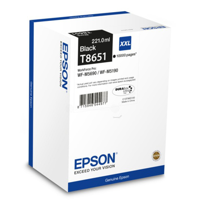 Epson 86 XXL črna T8651, originalna kartuša