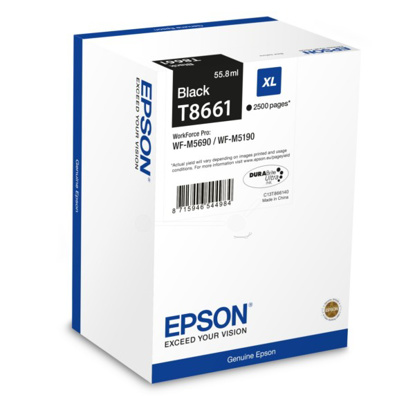 Epson 86 črna T8661, originalna kartuša