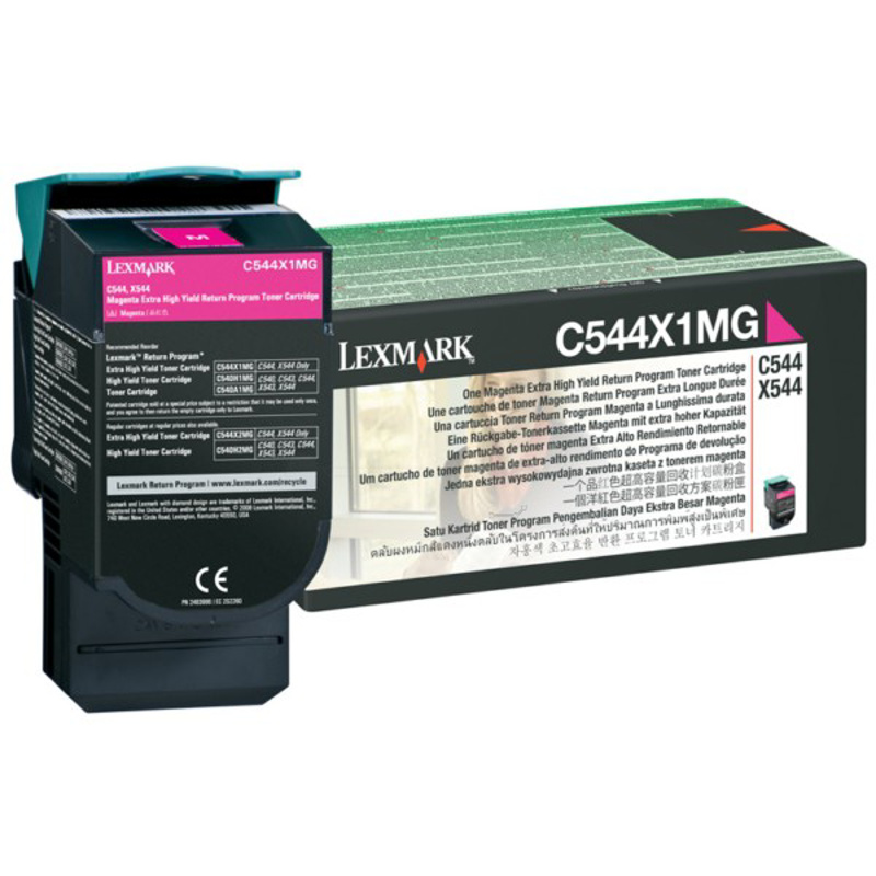Slika - Lexmark C544X1MG škrlaten, originalen toner