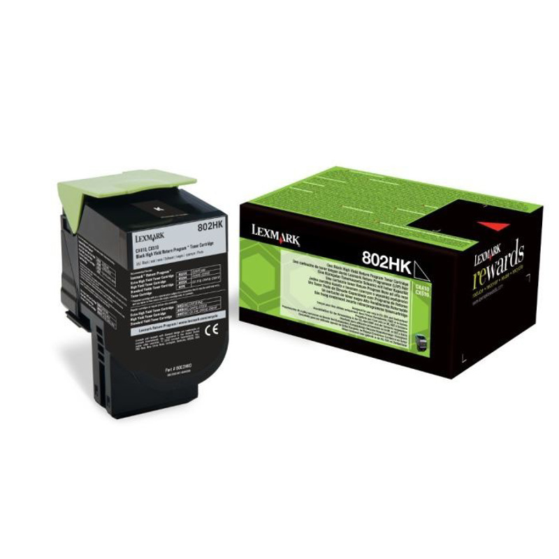 Slika - Lexmark 802HK (80C2HK0) črn, originalen toner