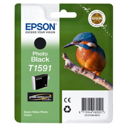 Epson T1591 foto črna, originalna kartuša