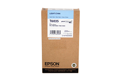 Epson T6035 HC (C13T603500) svetlo modra, originalna kartuša