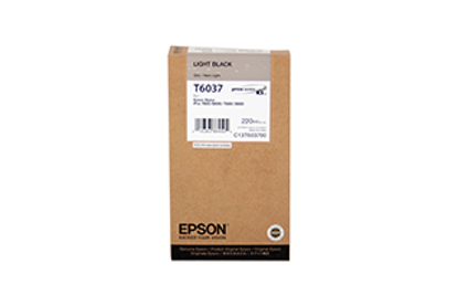 Epson T6037 HC (C13T603700) svetlo črna, originalna kartuša