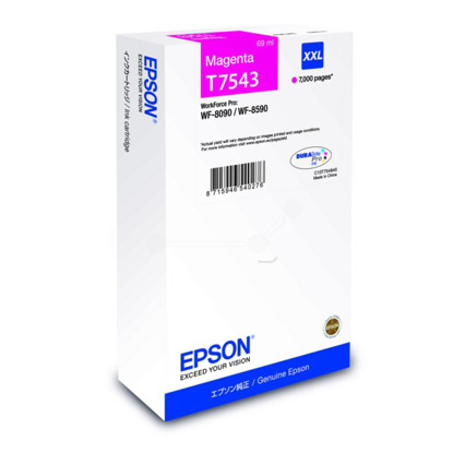 Epson T7543 XXL škrlatna, originalana kartuša