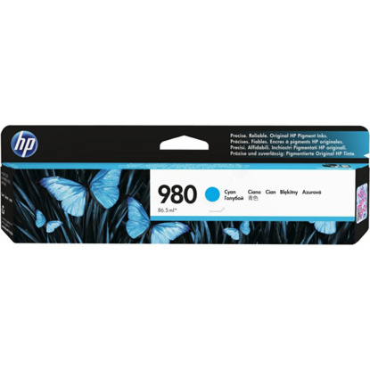 HP D8J07A nr.980 modra, originalna kartuša