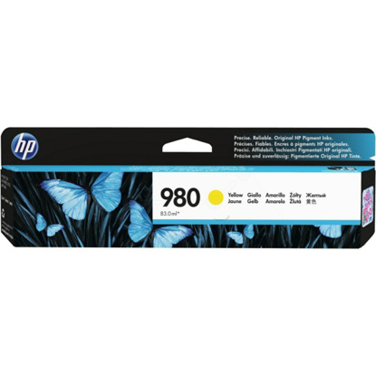 HP D8J09A nr.980 rumena, originalna kartuša