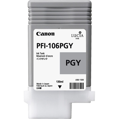 Canon PFI-106PGY (6631B001) foto siva, originalna kartuša