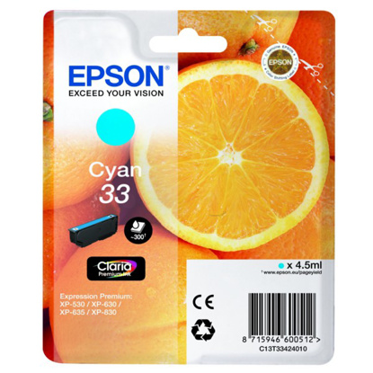 Epson 33 T3342 modra, originalna kartuša