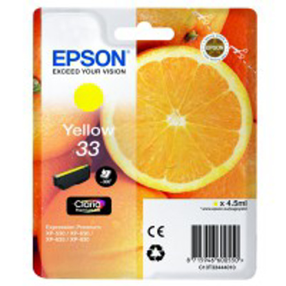 Epson 33 T3344 rumena, originalna kartuša