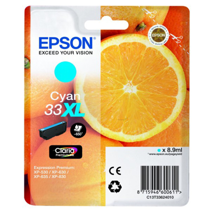 Epson 33XL T3362 modra, originalana kartuša