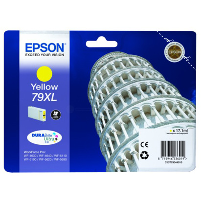 Epson 79 HC T7904 rumena, originalna kartuša