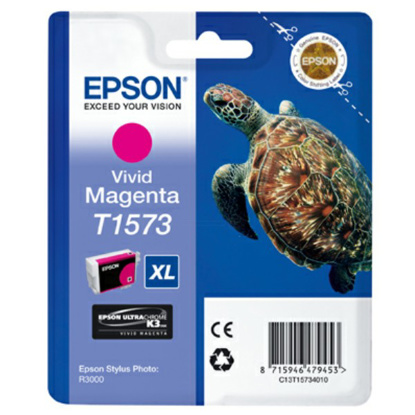 Epson T1573 XL škrlatna, originalna kartuša