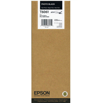 Epson T6061 foto črna, originalna kartuša