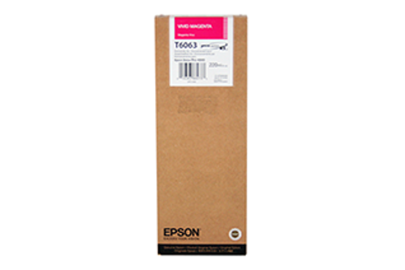Slika - Epson T6063 škrlatna, originalna kartuša