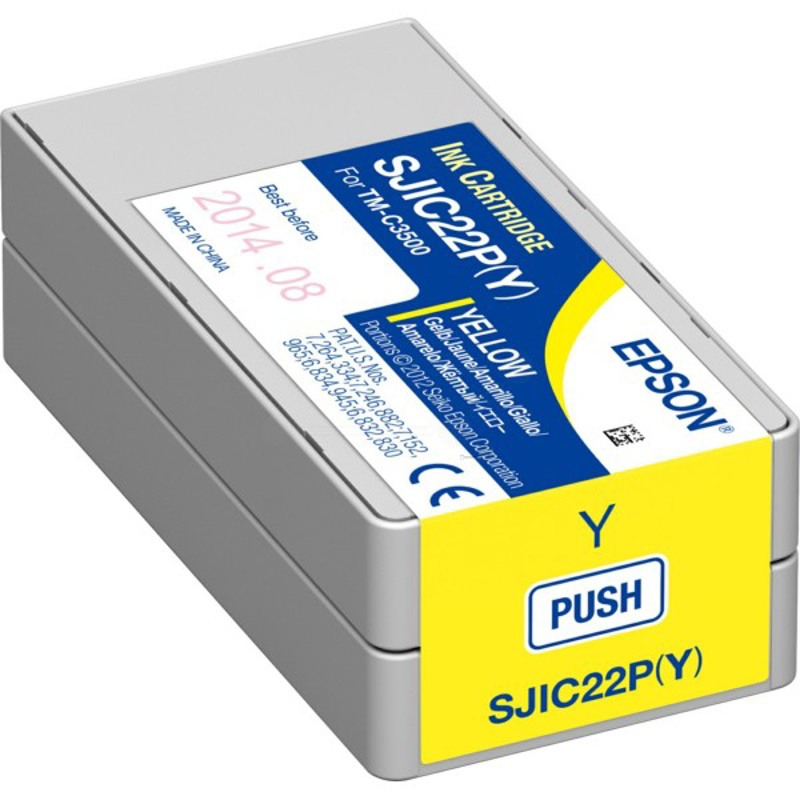 Slika - Epson C33S020604 (SJIC22P) rumena, originalna kartuša
