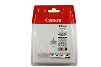 Canon CLI-571 BK/C/M/Y (0386C005) komplet originalnih kartuš