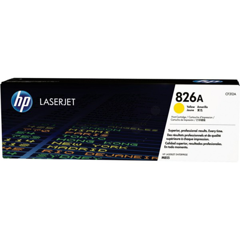 Slika - HP CF312A (826A) rumen, originalen toner