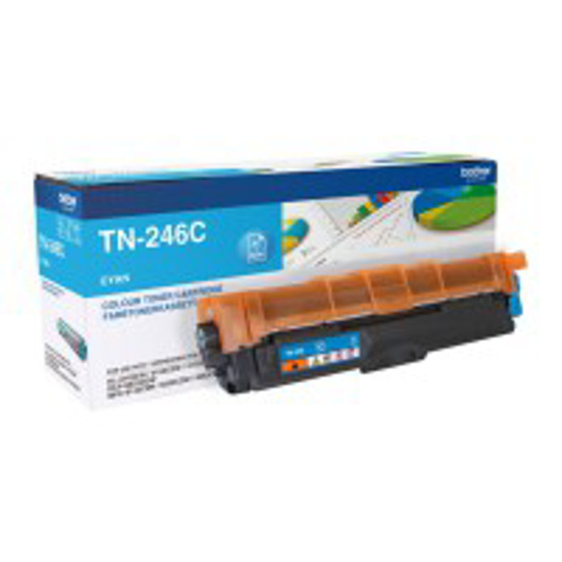 Slika - Brother TN-246C (TN246C) moder, originalen toner