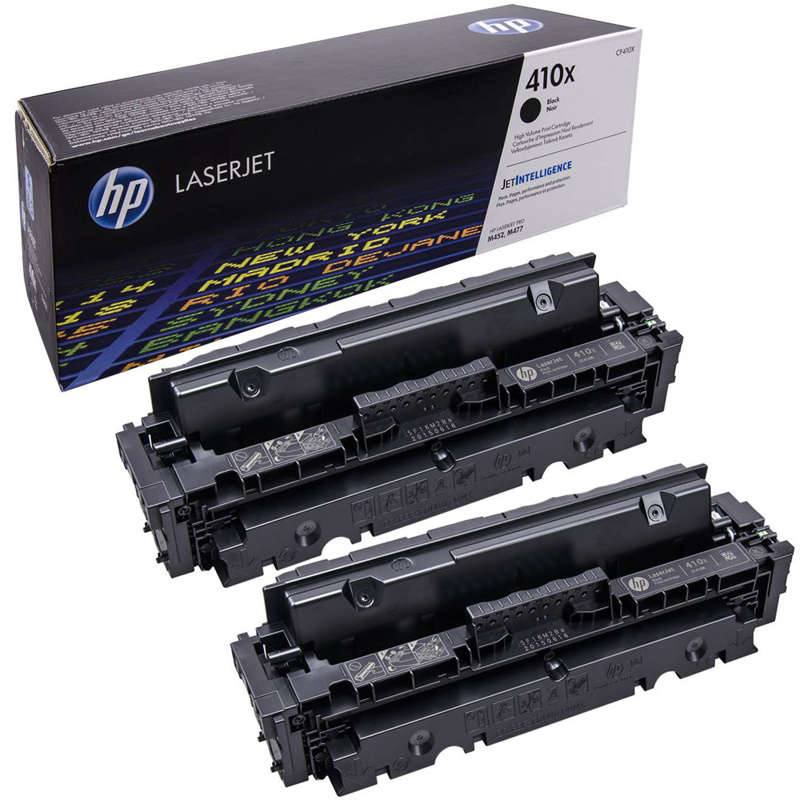 Slika - HP CF410XD (410XD) črn, dvojno pakiranje, originalen toner