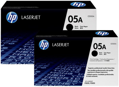 HP CE505D (05AD) črn, komplet originalnih tonerjev