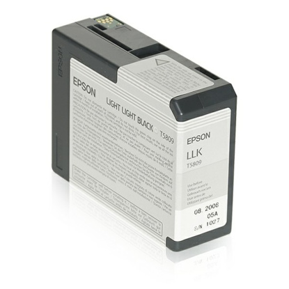 Epson T5809 svetlo svetlo črna, originalna kartuša