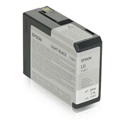 Epson T5807 svetločrna, originalna kartuša