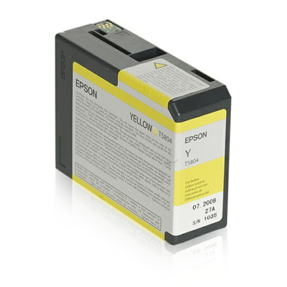 Epson T5804 rumena, originalna kartuša