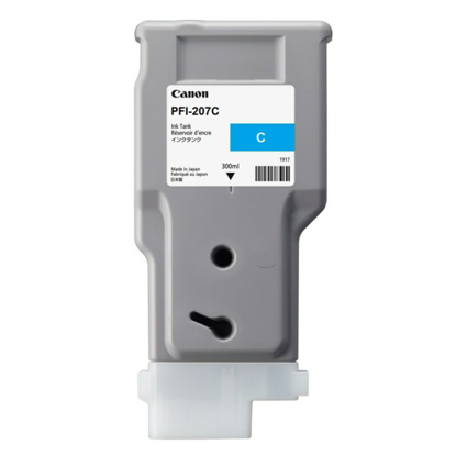 Canon PFI-207C (8790B001) modra, originalna kartuša