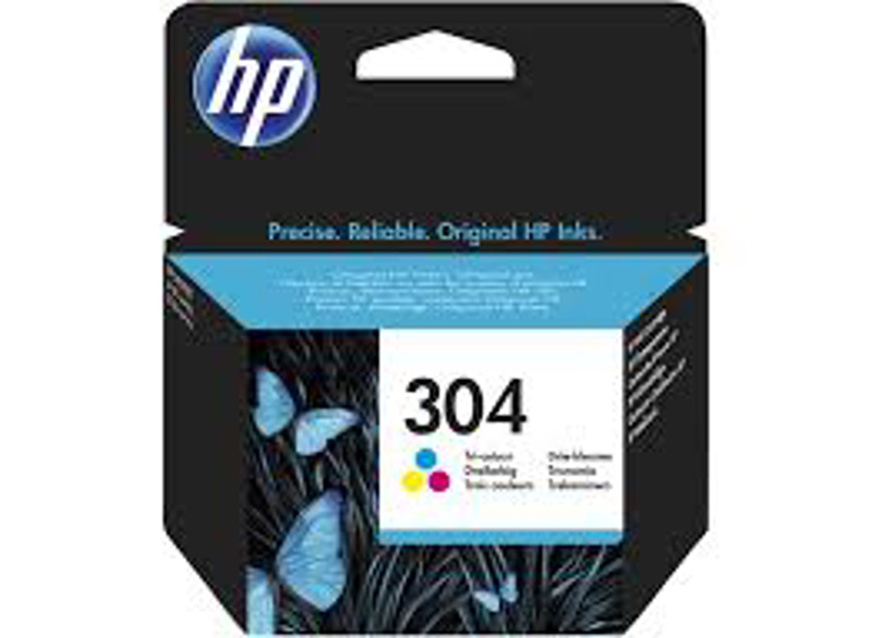 Slika - HP N9K05AE nr.304 barvna, originalna kartuša