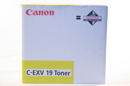 Canon C-EXV 19 Y (0400B002) rumen, originalen toner