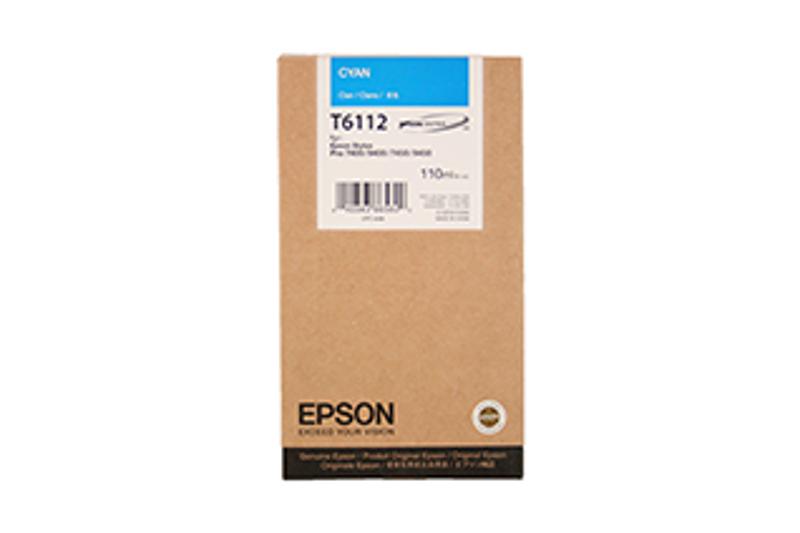 Slika - Epson T6112 modra, originalna kartuša