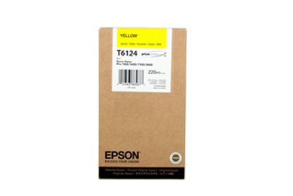 Epson T6124 rumena, originalna kartuša